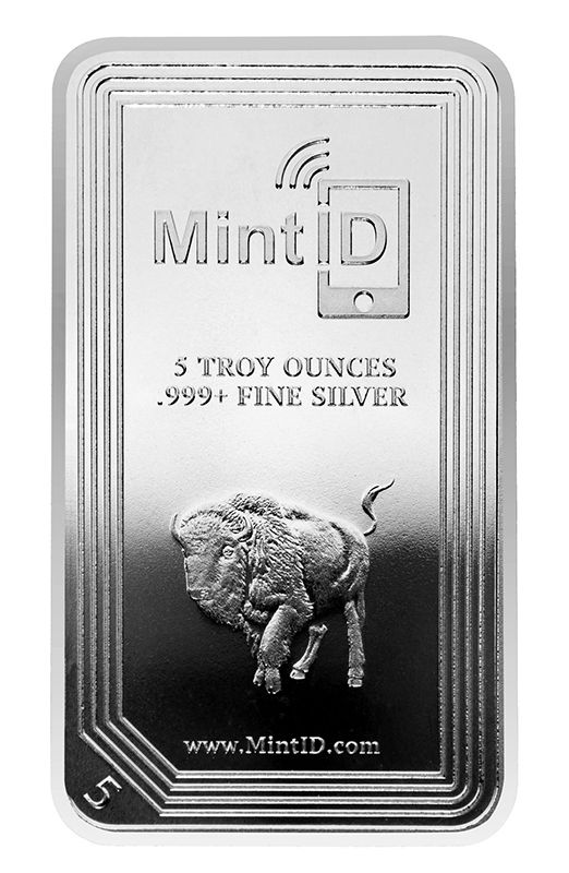 5\u0020oz\u0020MintID\u0020Buffalo\u0020Silver\u0020Bar\u0020\u0028AES\u002D128\u0020Encrypted\u0029