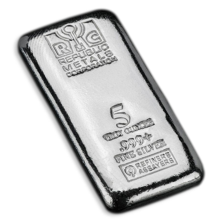 5\u0020oz\u0020Republic\u0020Metals\u0020Silver\u0020Bar\u0020\u002D\u0020Cast\u0020Bar
