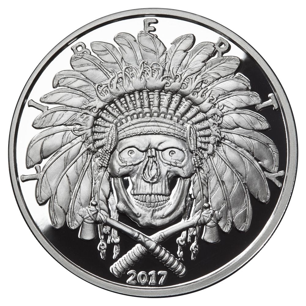 Indian\u0020Chief\u0020Silver\u0020Proof\u00201\u0020oz\u0020\u002D\u0020American\u0020Skulls\u0020Series