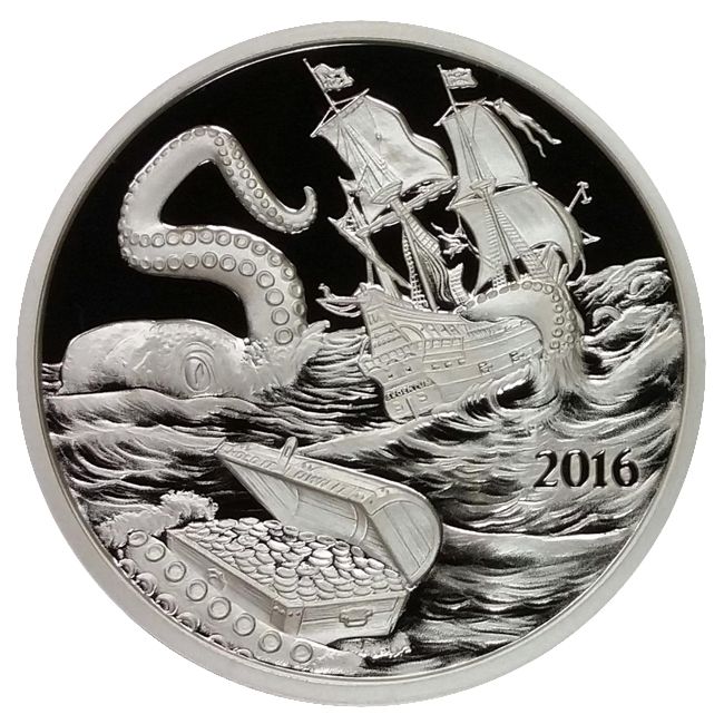 Silverbug\u0020Island\u0020Kraken\u00201\u0020oz\u0020Silver\u0020Proof