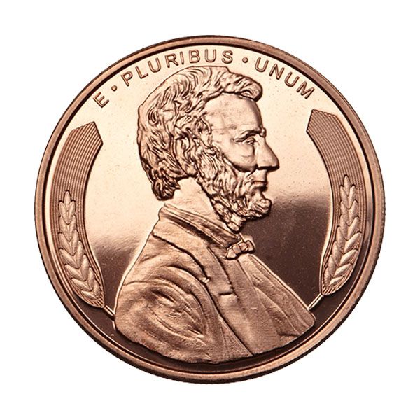 Lincoln\u0020Bust\u00201\u0020oz\u0020Copper\u0020Round\u0020\u002D\u0020Osborne\u0020Mint