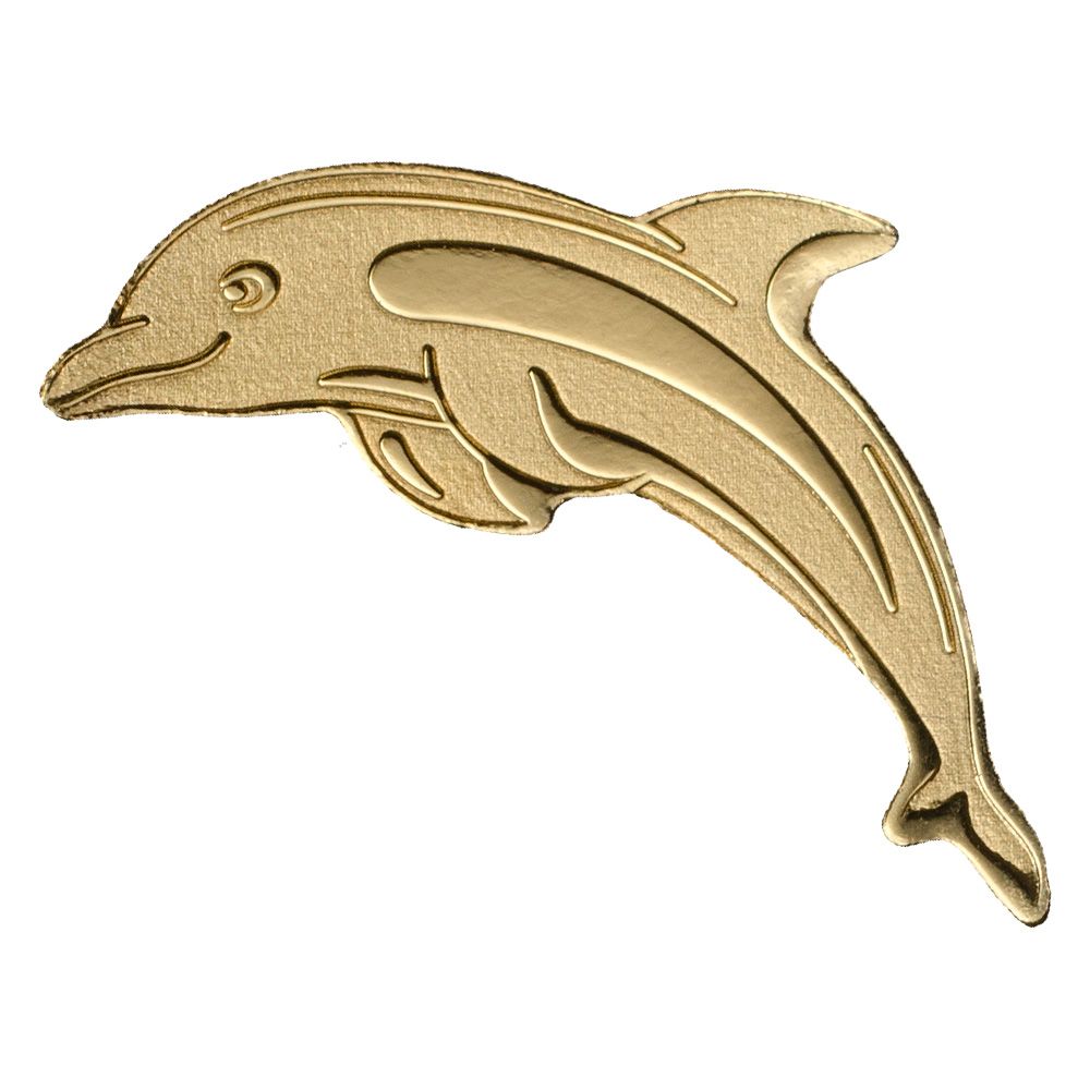 CIT\u0020Palau\u0020Gold\u0020Dolphin\u00200.5\u0020Gram\u0020Coin