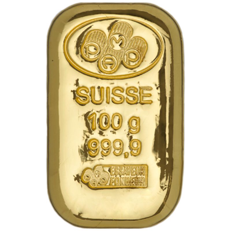 Pamp\u0020Suisse\u0020100\u0020gram\u0020Gold\u0020Cast\u0020Bar