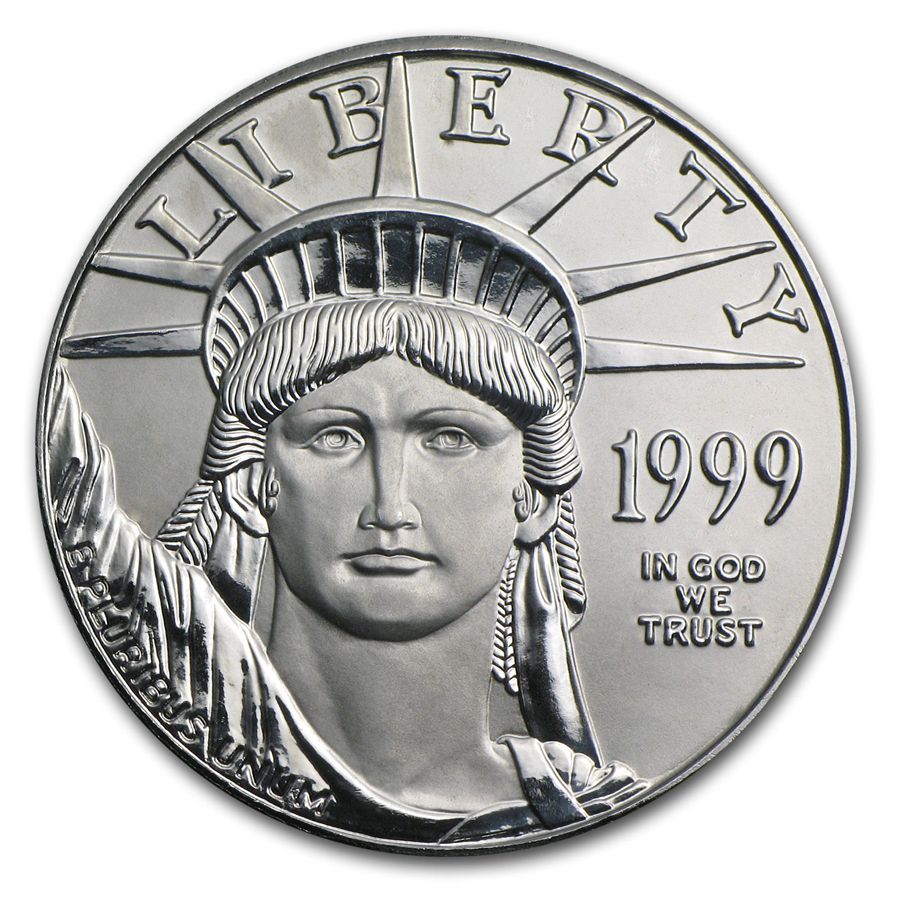 1999\u00201\u0020oz\u0020Platinum\u0020American\u0020Eagle\u0020Coin