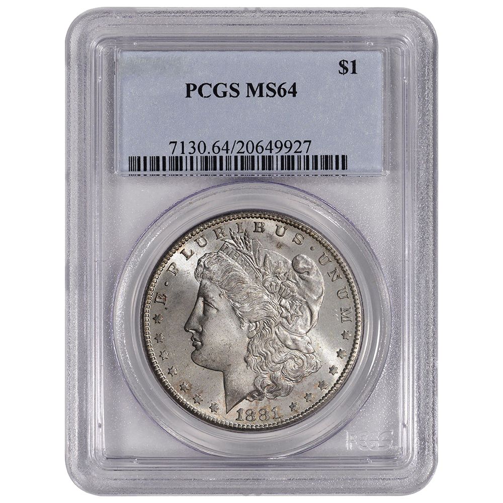 Pre\u002D1921\u0020PCGS\u0020MS64\u0020Morgan\u0020Silver\u0020Dollar\u0020\u002D\u0020Random\u0020Year