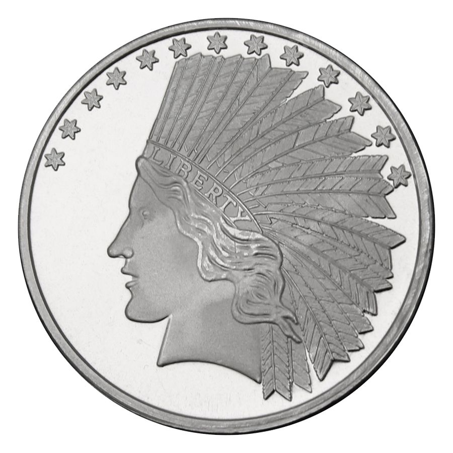 1\u0020oz\u0020SilverTowne\u0020Silver\u0020Indian\u0020Head\u0020Round