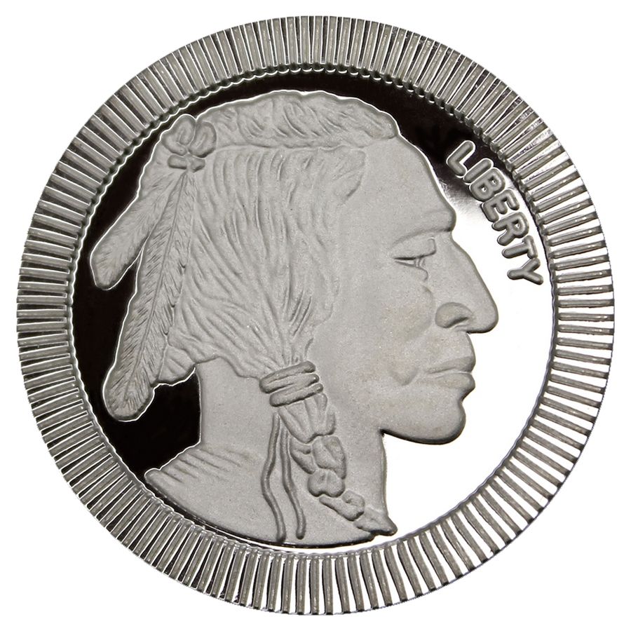 1\u0020oz\u0020SilverTowne\u0020Stackable\u0020Buffalo\u0020Silver\u0020Round