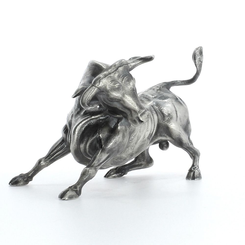 Troy\u0020the\u0020Bull\u00208\u0020oz\u0020Sterling\u0020Silver\u0020Statue