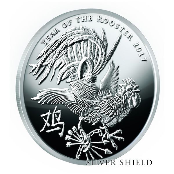 2017\u0020Silver\u0020Shield\u0020Year\u0020Of\u0020The\u0020Rooster\u0020V1\u0020MicroMintage\u0020Proof\u00201\u0020oz