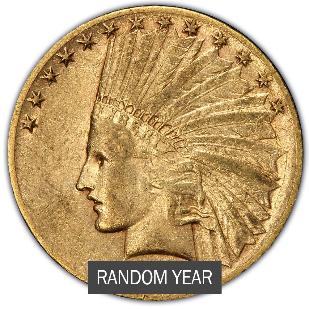 \u002410\u0020Indian\u0020Eagle\u0020Gold\u0020Coin\u0020\u0028VF\u002B\u0029\u0020\u002D\u0020Random\u0020Year