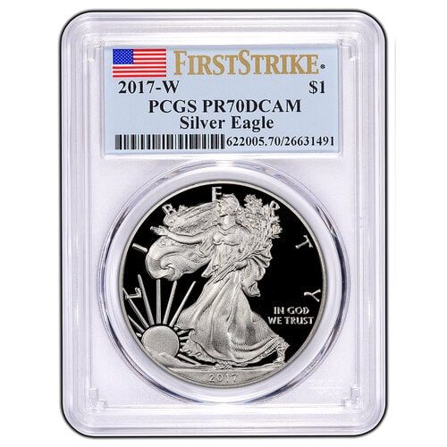 2017\u002DW\u0020Silver\u0020Eagle\u0020Proof\u0020\u002D\u0020PR\u002D70\u0020PCGS\u0020First\u0020Strike