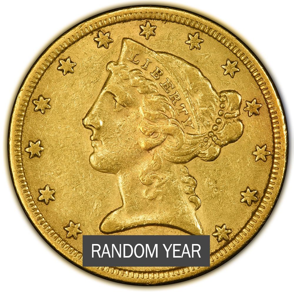 \u00245\u0020Liberty\u0020Half\u0020Eagle\u0020Gold\u0020Coin\u0020\u0028XF\u0029\u0020\u002D\u0020Random\u0020Year