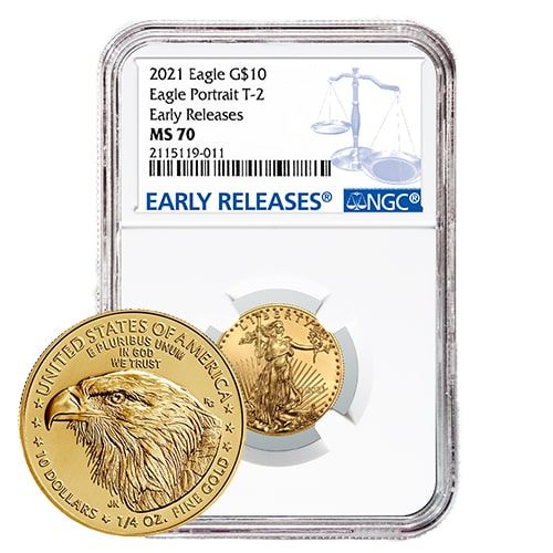 2021\u00201\u002F4\u0020oz\u0020NGC\u0020MS\u002D70\u0020ER\u0020Type\u00202\u0020American\u0020Gold\u0020Eagle\u0020Coin