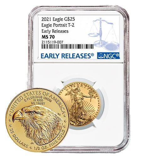 2021\u00201\u002F2\u0020oz\u0020NGC\u0020MS\u002D70\u0020ER\u0020Type\u00202\u0020American\u0020Gold\u0020Eagle\u0020Coin