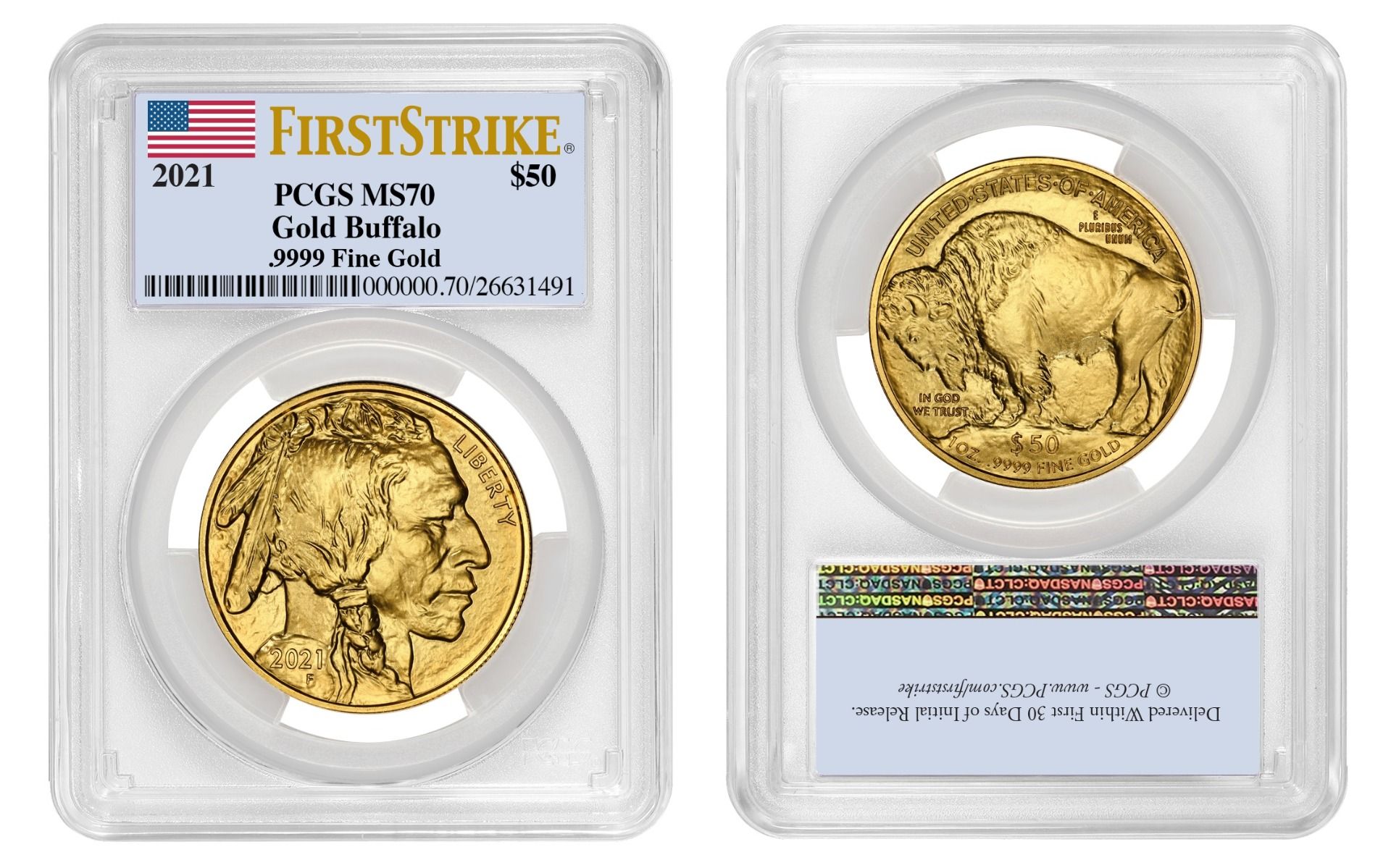 2021\u0020US\u0020Gold\u0020Buffalo\u0020PCGS\u0020MS\u002D70\u0020First\u0020Strike\u00201\u0020oz\u0020Coin