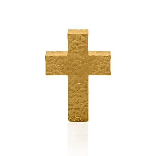 Gold\u0020Hammered\u0020Cross\u0020Pendant\u0020\u002D\u0020SD24K