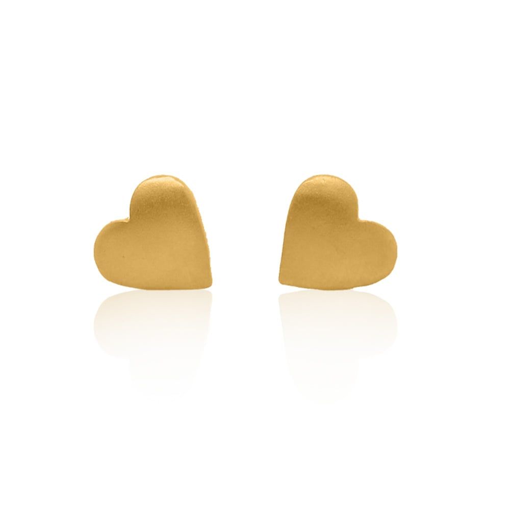 Gold\u0020Heart\u0020Earrings\u0020\u002D\u0020SD24K
