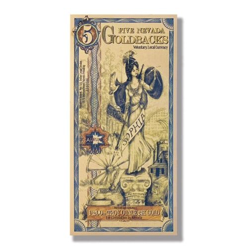 Gold\u0020Aurum\u0020Nevada\u00205\u0020Goldback\u0020Note\u0020\u002824K\u0029