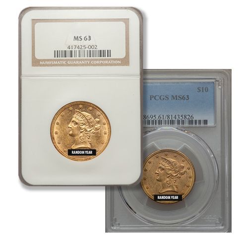 \u002410\u0020MS\u002D63\u0020Liberty\u0020Gold\u0020Eagle\u0020Coin\u0020\u0028NGC\u0020or\u0020PCGS\u0029\u0020\u002D\u0020Random\u0020Year