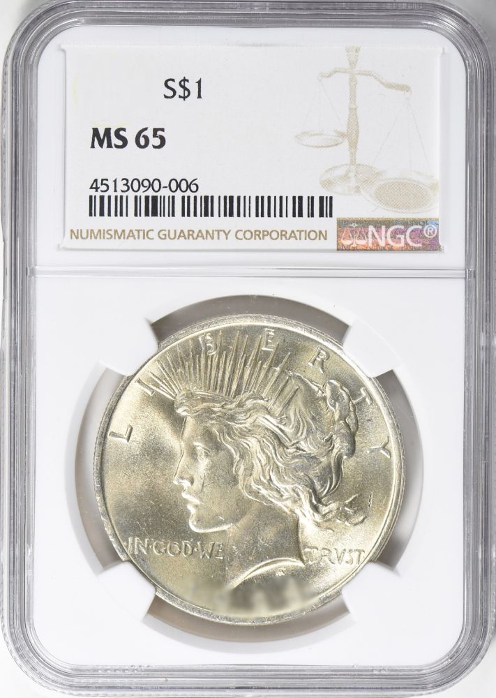 Pre\u002D1935\u0020NGC\u0020MS\u002D65\u0020Peace\u0020Silver\u0020Dollar\u0020\u002D\u0020Random\u0020Year
