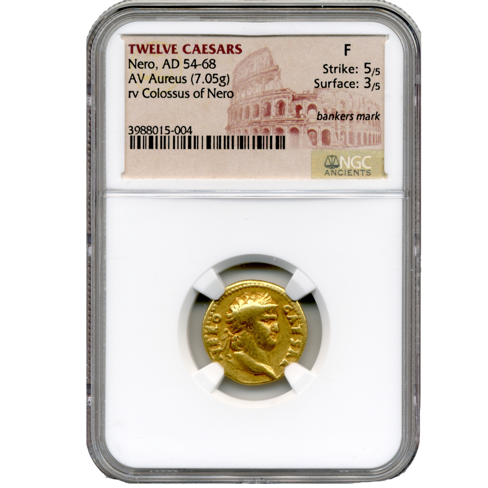 Twelve\u0020Caesars\u0020Gold\u0020Nero\u0020AD\u002054\u002D68\u0020AV\u0020Aureus\u0020\u002D\u0020NGC\u0020F