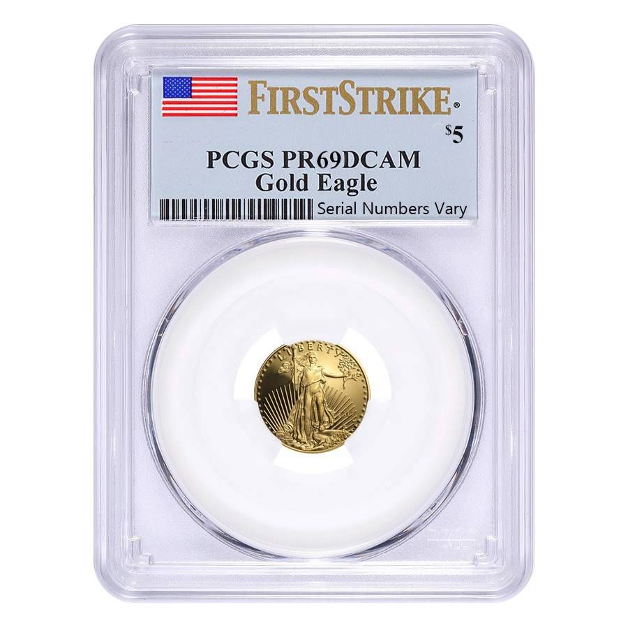 1\u002F10\u0020oz\u0020PCGS\u0020PF\u002D69\u0020American\u0020Gold\u0020Eagle\u0020Proof\u0020Coin\u0020\u002D\u0020Random\u0020Year