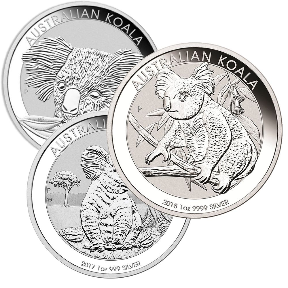 Australian\u0020Koala\u0020Silver\u0020Coin\u00201\u0020oz\u0020\u002D\u0020Random\u0020Year