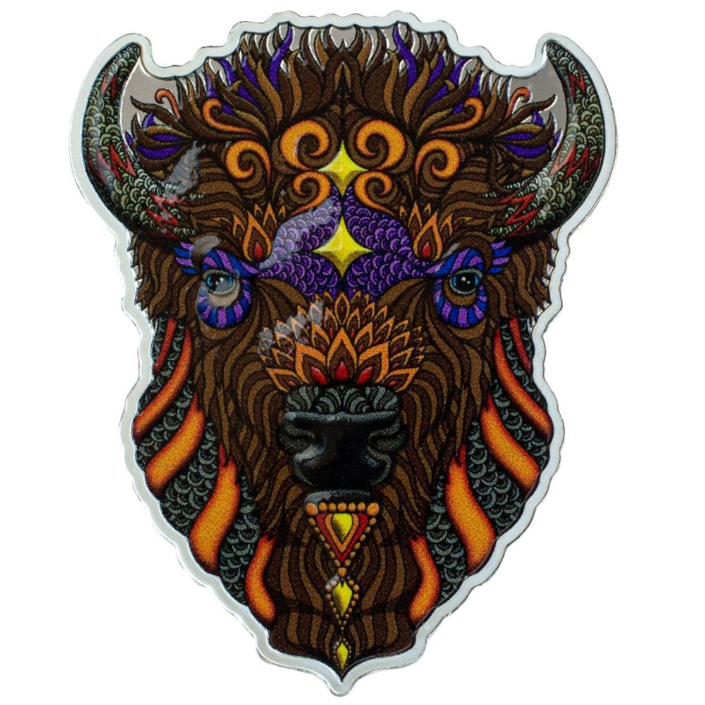 2021\u00201\u0020oz\u0020Spirit\u0020Animals\u0020Bison\u0020Silver\u0020Coin