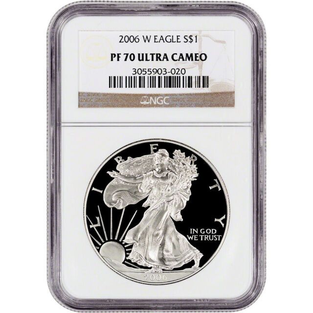 2006\u002DW\u0020NGC\u0020PF\u002D70\u0020American\u0020Silver\u0020Eagle\u0020Proof