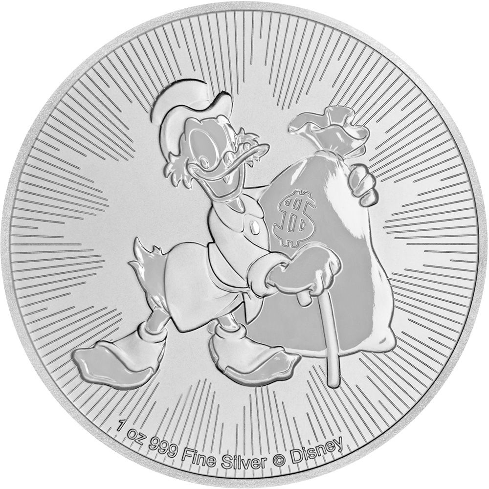 2018\u0020Disney\u0020Niue\u0020Scrooge\u0020McDuck\u0020Silver\u0020Coin\u00201\u0020oz
