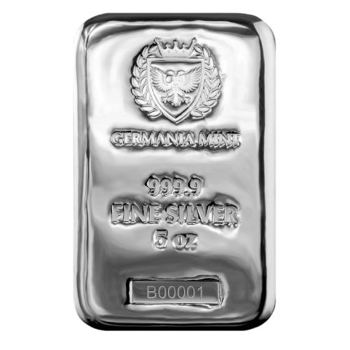 5\u0020oz\u0020Germania\u0020Mint\u0020Silver\u0020Bar