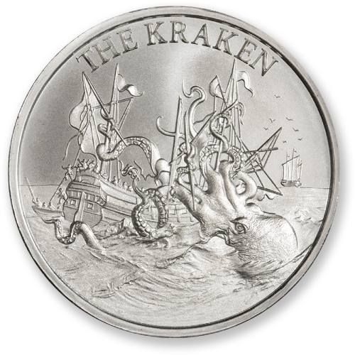 1\u0020oz\u0020Kraken\u0020Silver\u0020Round