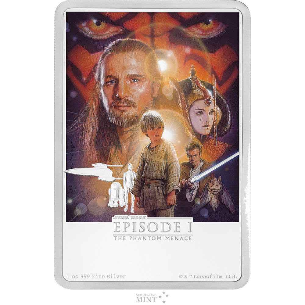 Star\u0020Wars\u0020The\u0020Phantom\u0020Menace\u00201\u0020oz\u0020Silver\u0020Movie\u0020Poster\u0020Proof