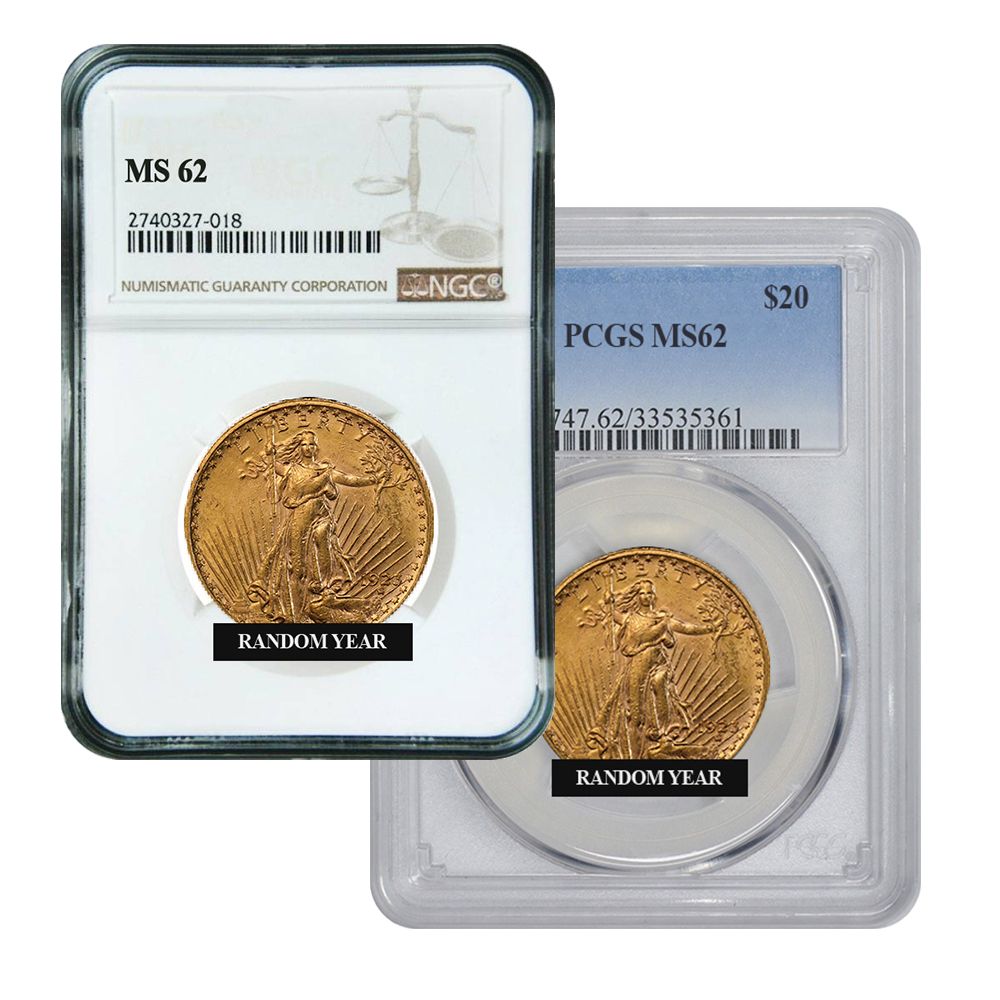 \u002420\u0020MS\u002D62\u0020St.\u0020Gaudens\u0020Double\u0020Eagle\u0020Gold\u0020Coin\u0020\u0028NGC\u0020or\u0020PCGS\u0029\u0020\u002D\u0020Random\u0020Year
