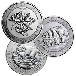 1.5 oz Royal Canadian Mint Silver Coins - Random Design