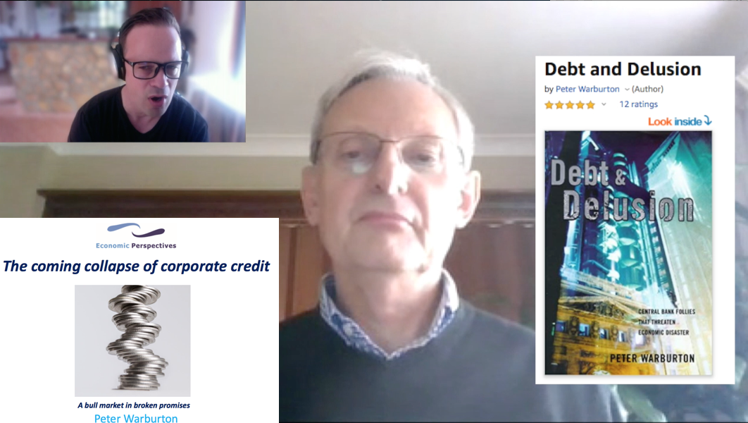 'Debt & Delusion' author Dr. Peter Warburton | Coming Collapse of Credit 