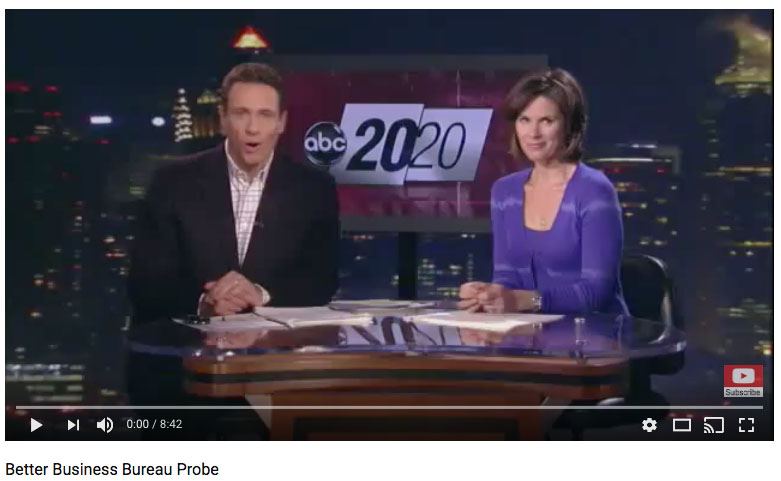 Better Business Bureau Probe ABC 20/20