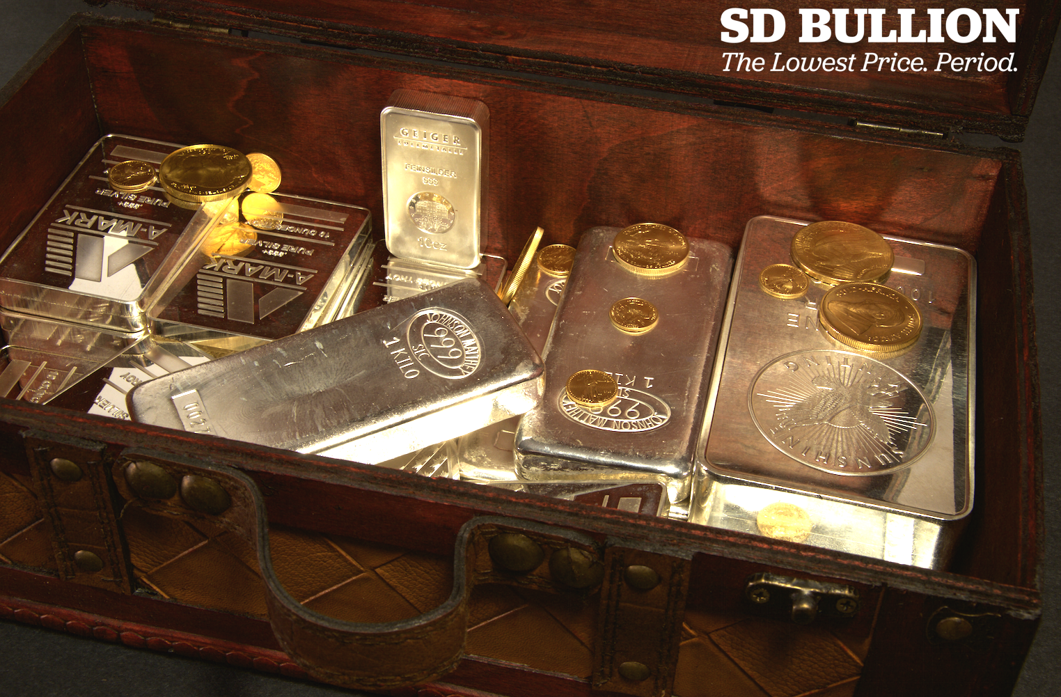 Buried Treasure Silver Stacker Stash SD Bullion SDBullion.com Silver Bars