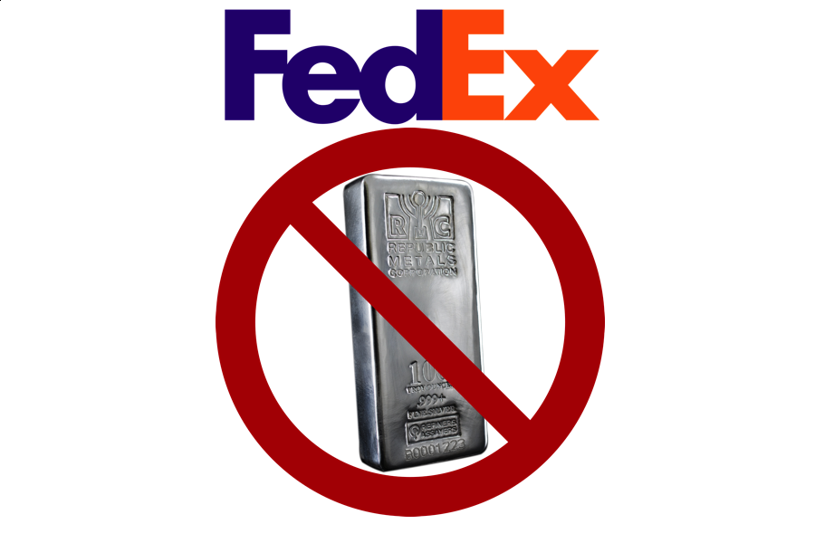 Does FedEx ship Silver?