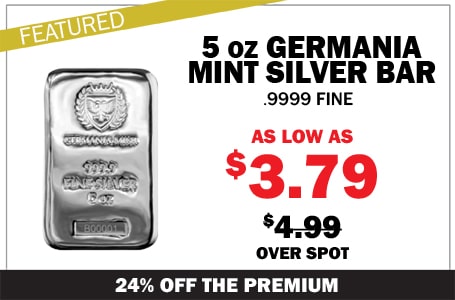 5 oz Germania Mint Silver Bar