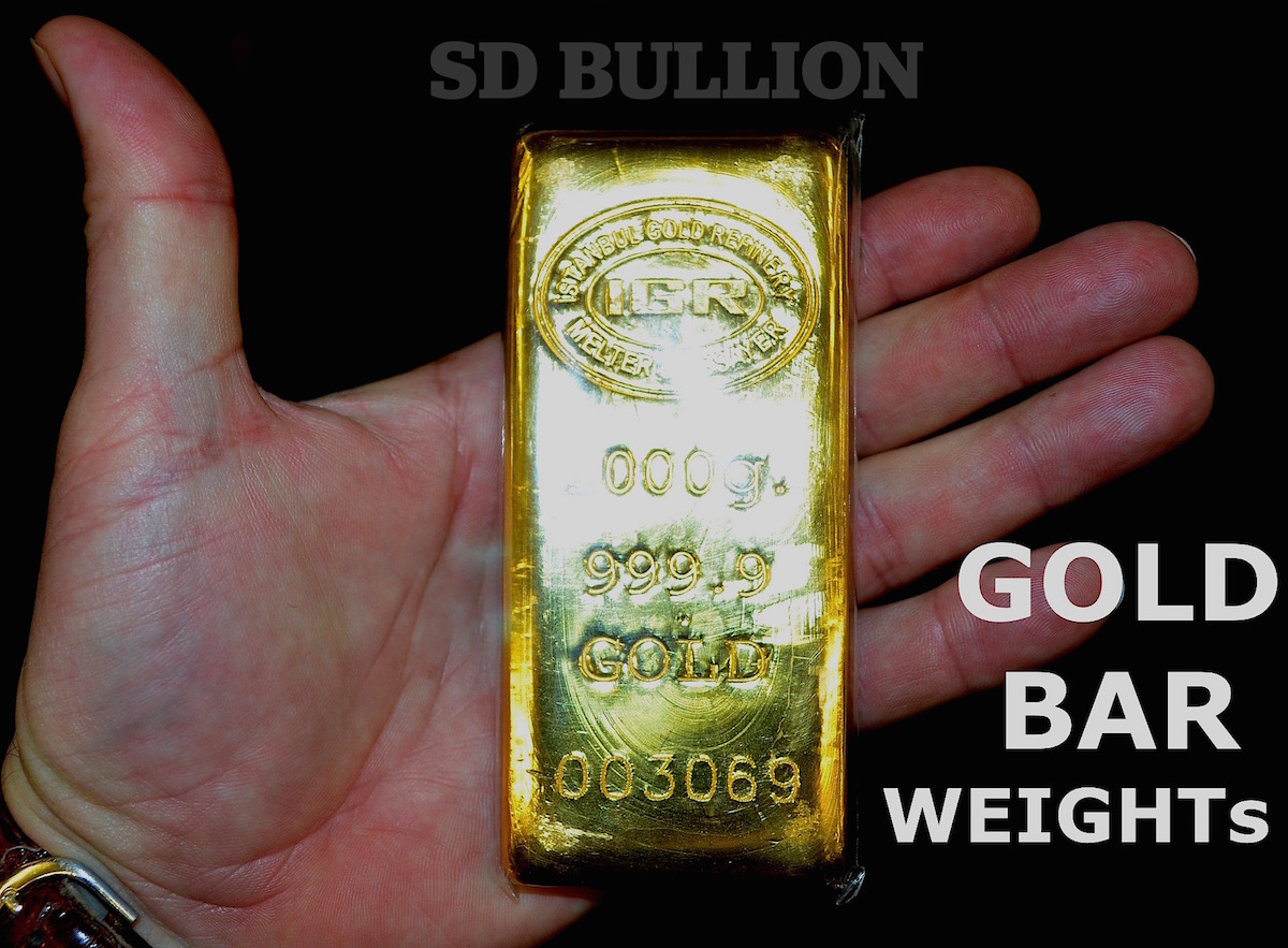 Gold Bar Weight | Largest to Smallest Gold Bar Sizes