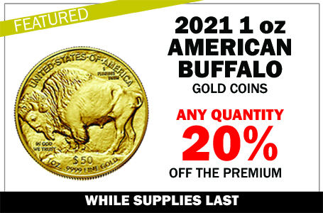 1 oz American Gold Buffalo Coin - Random Year