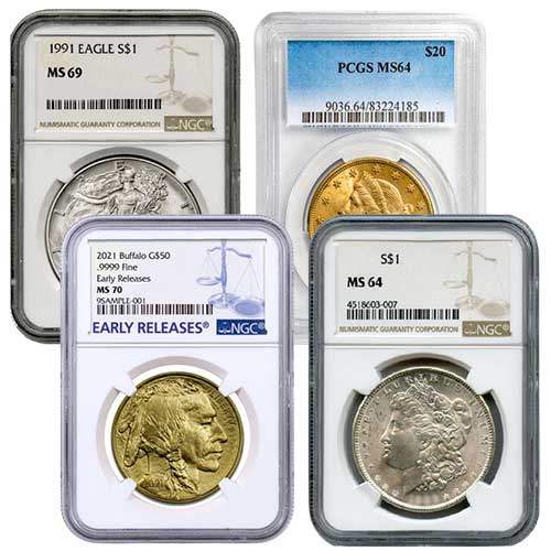 Certified US Mint Gold & Silver